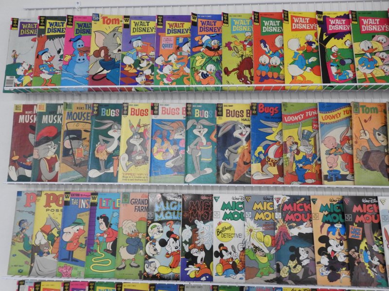 Huge Lot of 180+ Comics W/ Daffy Duck, Tom and Jerry, Donald Duck +More!