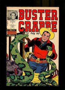 BUSTER CRABBE 11-1941-SNAKE COVER-COWBOY VF