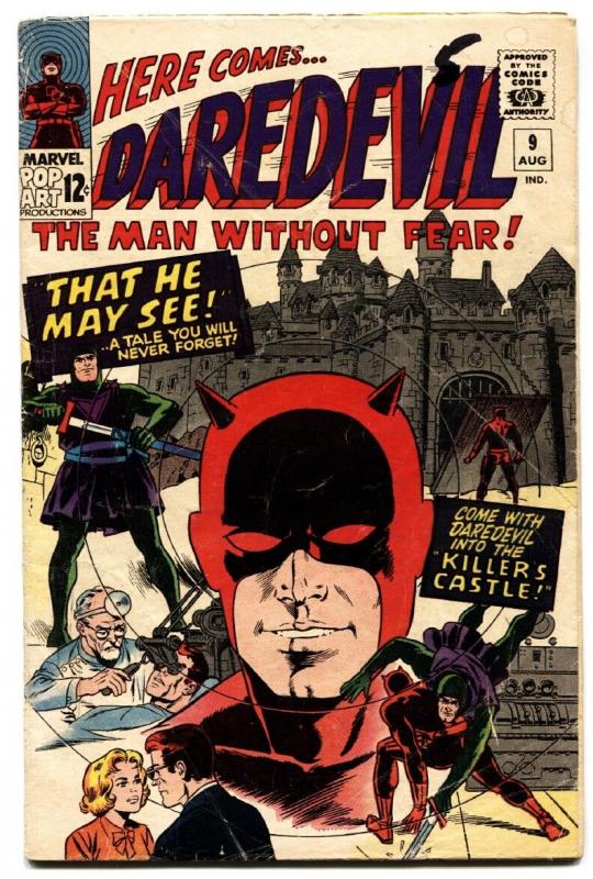 DAREDEVIL #9-1965 comic book MARVEL SILVER-AGE-VG