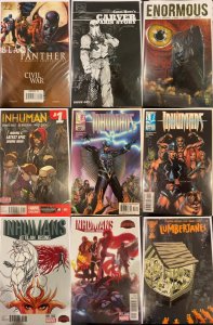 Lot of 9 Comics (See Description) Inhumans, Black Panther, Enormous, Lumberjanes