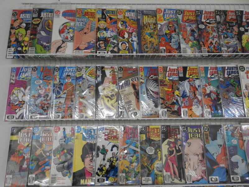 Huge Lot 170+ Comics W/ Justice League, Power Pack, Excalibur+ Avg VF- Condition