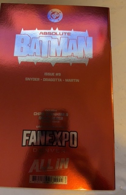 ABSOLUTE BATMAN #9 Exclusive Trade Foil Cover Variant by Chris Burnham