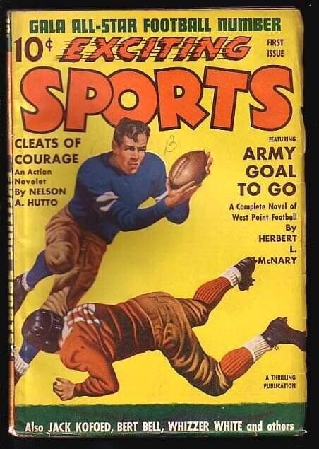 EXCITING SPORTS-WINTER 1941-#1-RARE!!!-L@@K!! VG