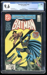 Detective Comics #540 CGC NM+ 9.6 Fear is the Key! Scarecrow Batman Cover!