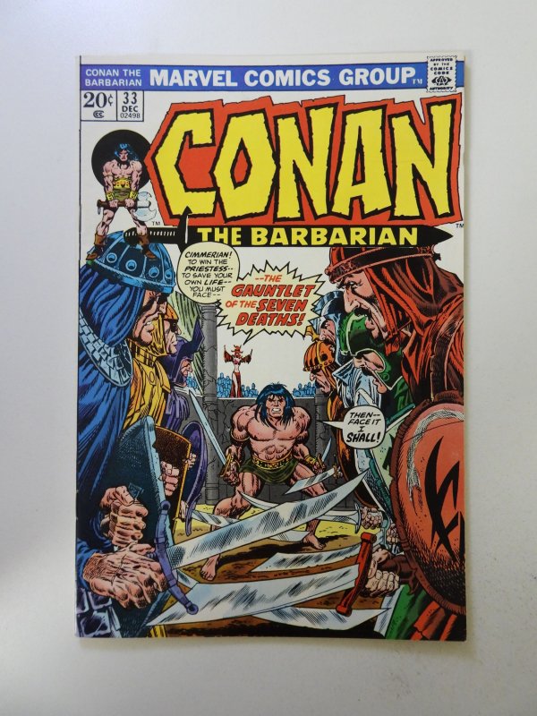 Conan the Barbarian #33 (1973) VF- condition