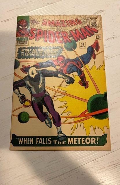The Amazing Spider-Man #36 (1966)when falls the meteor 1 st looter