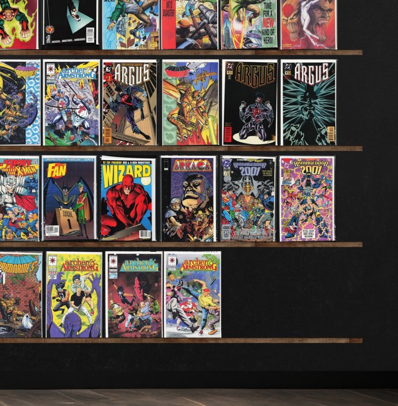 Huge Lot 150+ Comics with Turok, Dinosaur Hunter, Armorines, Ash & More!