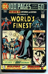 WORLD'S FINEST #228  comic book 1973 Superman, Batman, Aquaman-giant issue