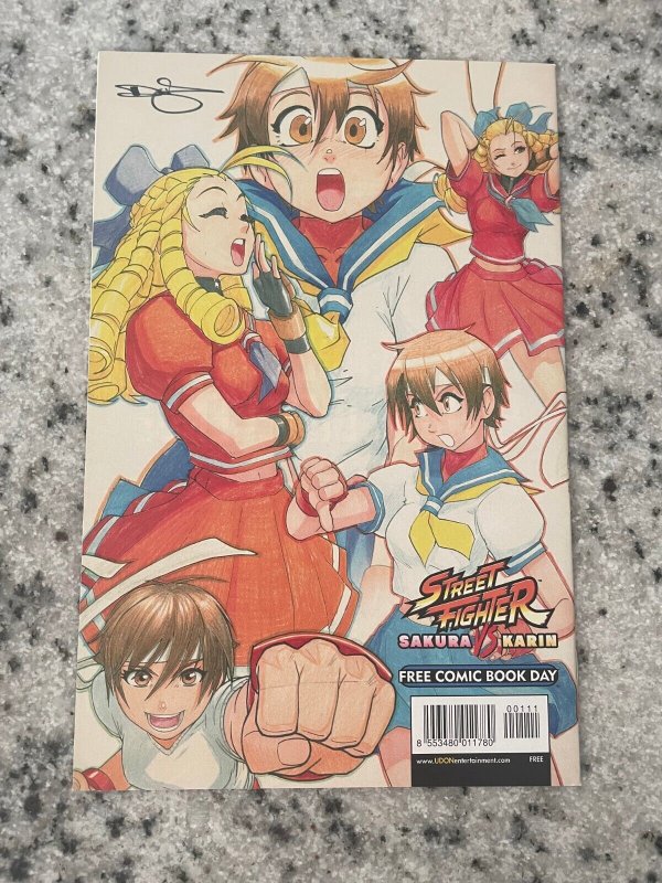 Street Fighter Sakura Vs. Karin # 1 NM UDON Capcom Comic Book FCBD Free 4 J836