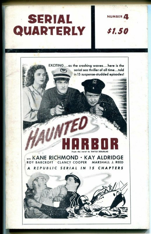 Serial Quarterly #4 1966-serial synopsis-Haunted Harbor-Sea Hound-Black Hawk-VG