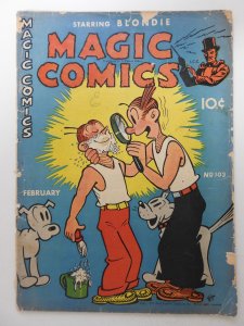 Magic Comics #103 (1948) Staples Added Fair Condition!