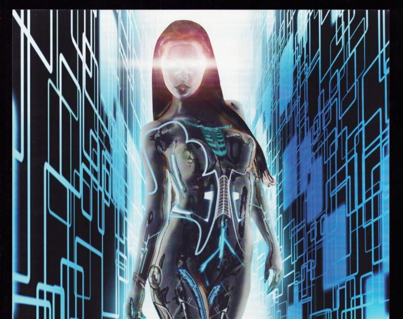 Glowbot (2014) by Jeff Brennan. 11 x 17 3D Art Signed