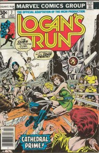 Logan's Run #7 ORIGINAL Vintage 1977 Marvel Comics