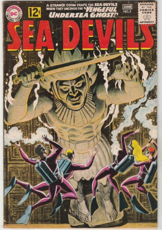 Sea Devils #5 (Jun-62) FN/VF+ High-Grade Sea Devils (Dane Dorrence, Biff Bail...