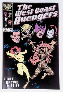 West Coast Avengers #16 (Jan 1987, Marvel) 7.5 VF-