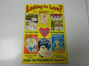 1971 YOUNG LUST #1 VF- 2nd Print PRINT MINT Bill Griffith UNDERGROUND COMIX