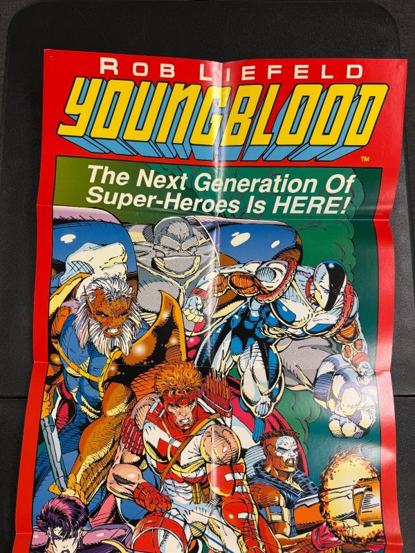 Youngblood Preview Comic Pinup Poster Malibu Comics 8 ET14