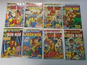 Iron Man lot 31 different from #63-99 avg 5.0 VG FN (1973-77 1st Series)