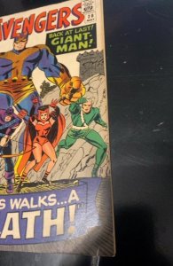 The Avengers #28 (1966)the Goliath awakens  mid grade