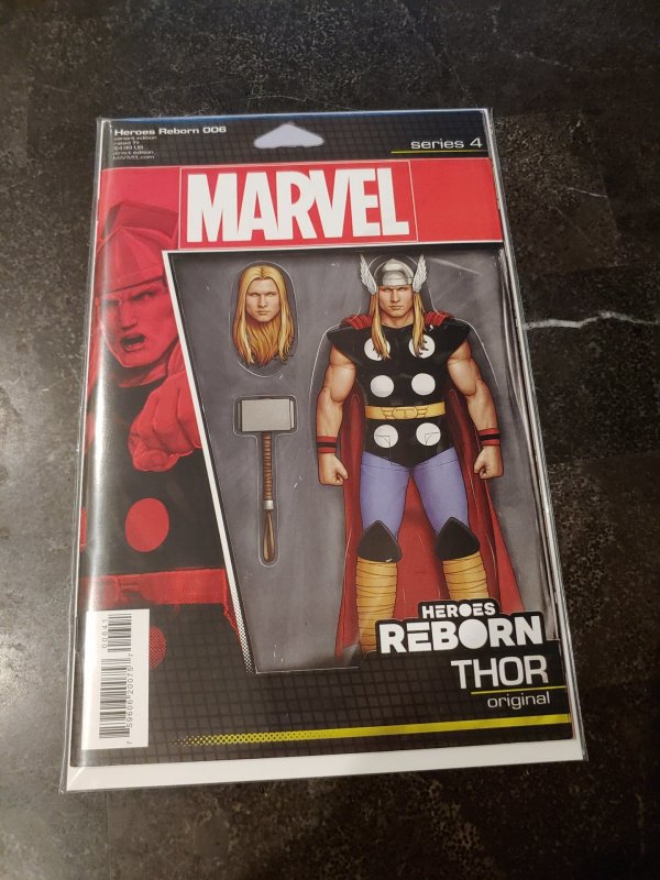 HEROES REBORN #6 THOR ACTION FIGURE VARIANT MARVEL COMICS