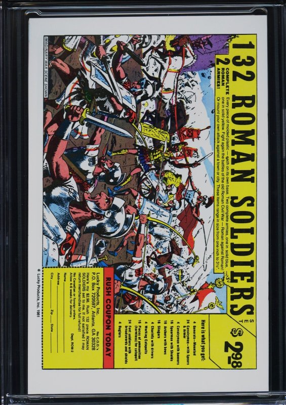CAPTAIN AMERICA #255 - CGC-9.8, WP - Miller - Byrne - Highest graded!