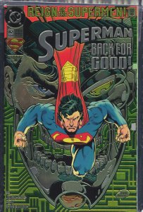 Superman #82 Chromium Cover (1993) Superman