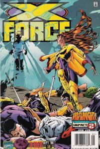 X-Force #58 VF ; Marvel | Onslaught Impact 2 Jeph Loeb