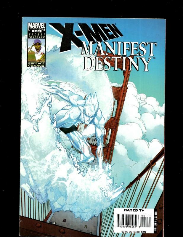 10 Comics X-Men Unlimited 12 Omega Flight 1 Manifest Destiny 3 2 1 +MORE J398 