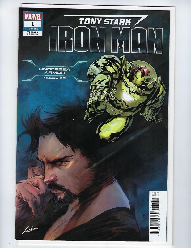 Tony Stark Iron Man 1 Undersea Self Made Deep Space Armor Variant 1st Prints