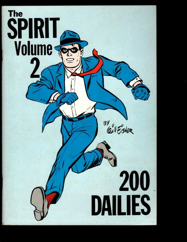 The Spirit Volume 2 200 Dailies By Will Eisner Graphic Novel Comic Book 1980 NE3