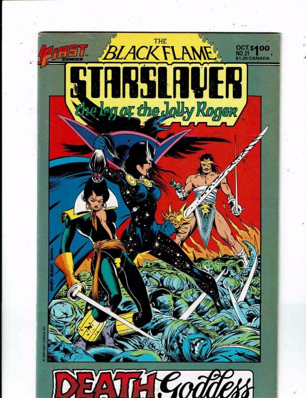 6 Starslayer The Leg of the Jolly Roger First Comic Books#21 22 23 24 25 26 WT18