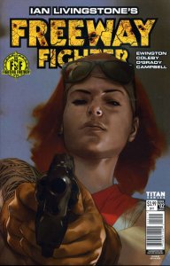 Freeway Fighter #2A VF ; Titan | Ian Livingstone Fighting Fantasy