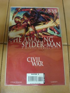 Amazing Spider-Man #535 Civil War J. Michael Straczynski Story Ron Garney Art