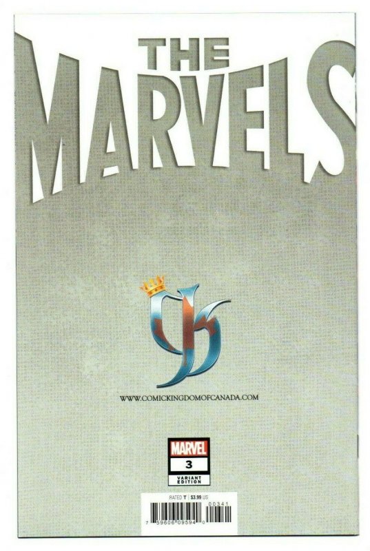 THE MARVELS #03 (2021) ALAN QUAH | TRADELESS VIRGIN | LTD 1000