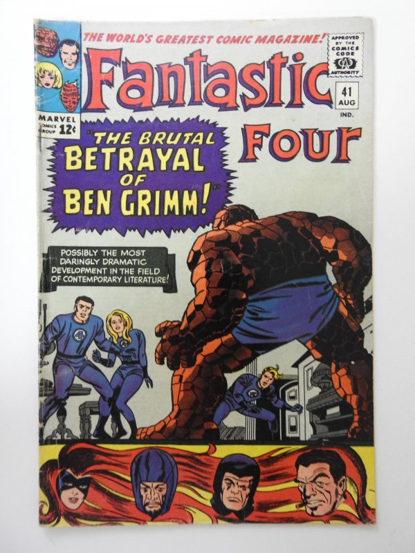 Fantastic Four #41 (1965) VG Condition! Name written on 1st page