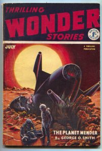 Thrilling Wonder Stories Pulp July 1952- British edition- VG+