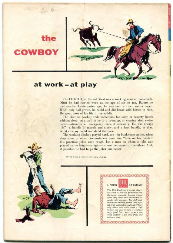 Zane Grey's Stories of the West #27 1955- Dell Western- VG