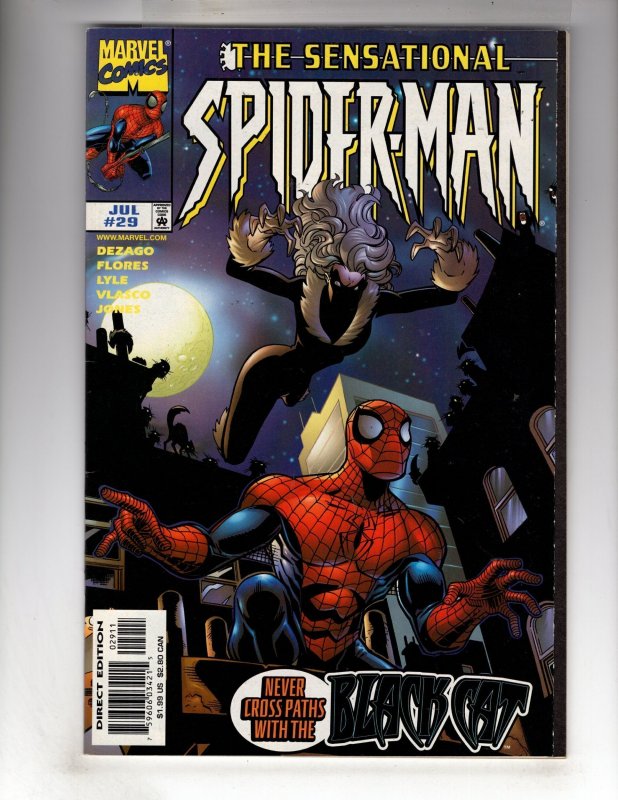 The Sensational Spider-Man #29 (1998) Black cat appearance / 104-SB#6