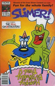 Slimer! #17 (Newsstand) VG ; Now | low grade comic Real Ghostbusters Spin-Off