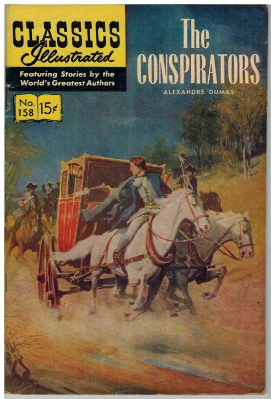 CLASSICS ILLUSTRATED 158 VG-F Sept. 1960 HRN 156 COMICS BOOK