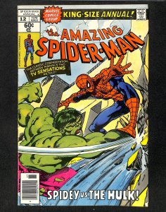 Amazing Spider-Man Annual #12 VG/FN 5.0 Incredible Hulk!