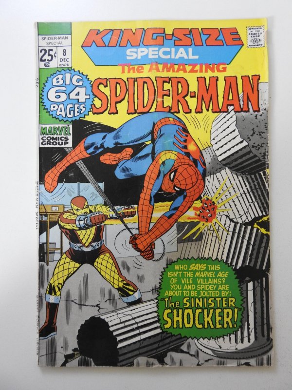 The Amazing Spider-Man Annual #8 (1971) VG- Condition! Moisture stain