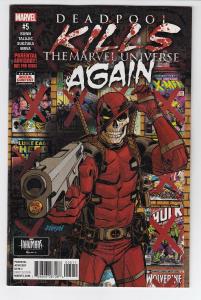DEADPOOL KILLS MARVEL UNIVERSE AGAIN (2017 MARVEL) #5 NM