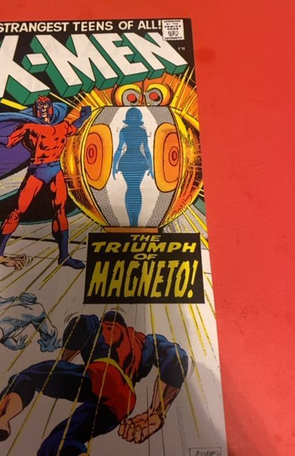 The X-Men #63  (1969) steranko and magneto