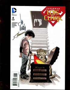 SUPERMAN #8 (9.2) SIGNED BY SCOTT HANNA & LEE WEEKS!