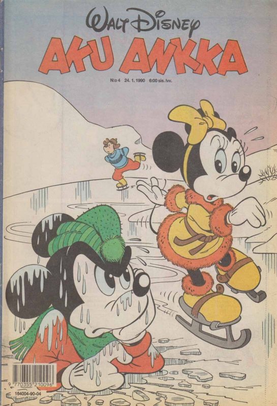 Walt Disney's Aku Ankka (1990) #4 FN ; Sanoma