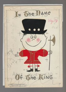 HAPPY BIRTHDAY In The Name of The Cartoon King 5x7 Greeting Card Art #B3109