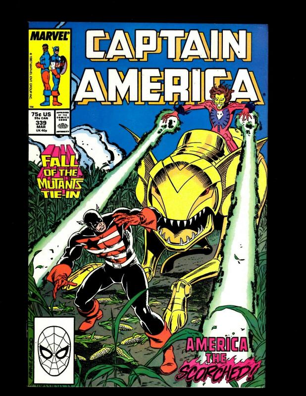 12 Captain America Comics #331 333 334 337 338 339 339 340 341 342 343 344 J412