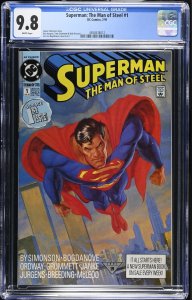 Superman: The Man of Steel #1 (7/91) Graded CGC 9.8