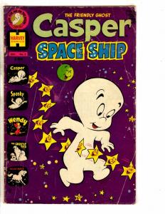 5 Harvey Comics Lotta 99 Casper 164 Dot 147 Casper SpaceShip 3 Sad Sack 232 J253